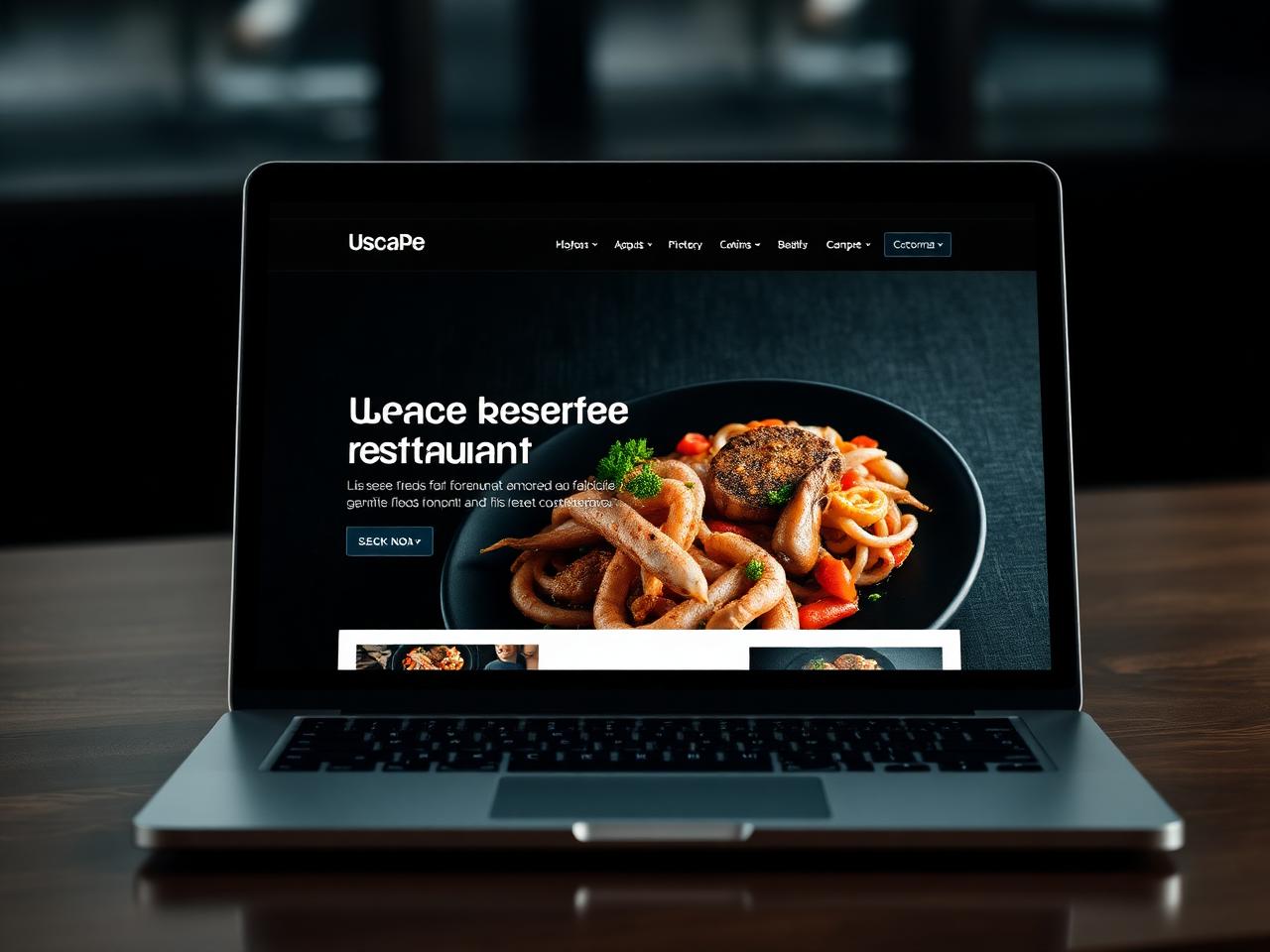Ocean Grill website preview